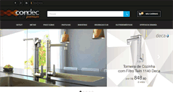 Desktop Screenshot of condec.com.br