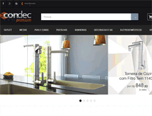 Tablet Screenshot of condec.com.br